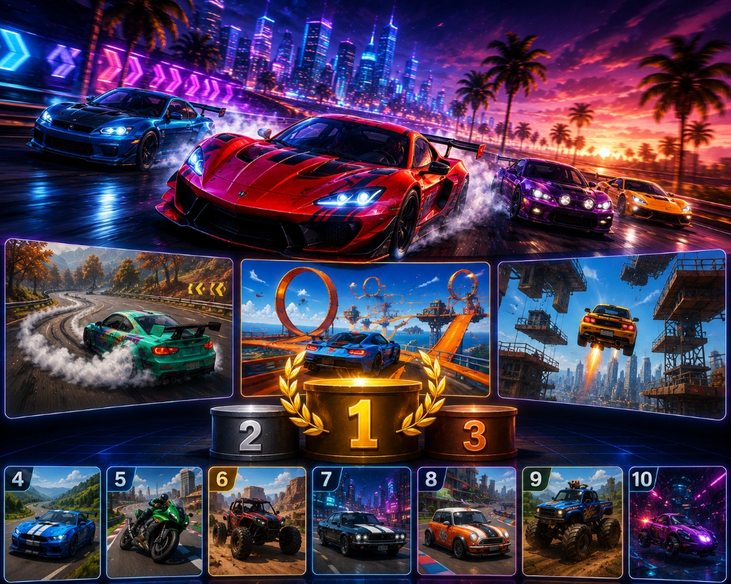 The best racing games of 2026 — speed, drift, and parkour-on-wheels, ranked — Glaze Games
