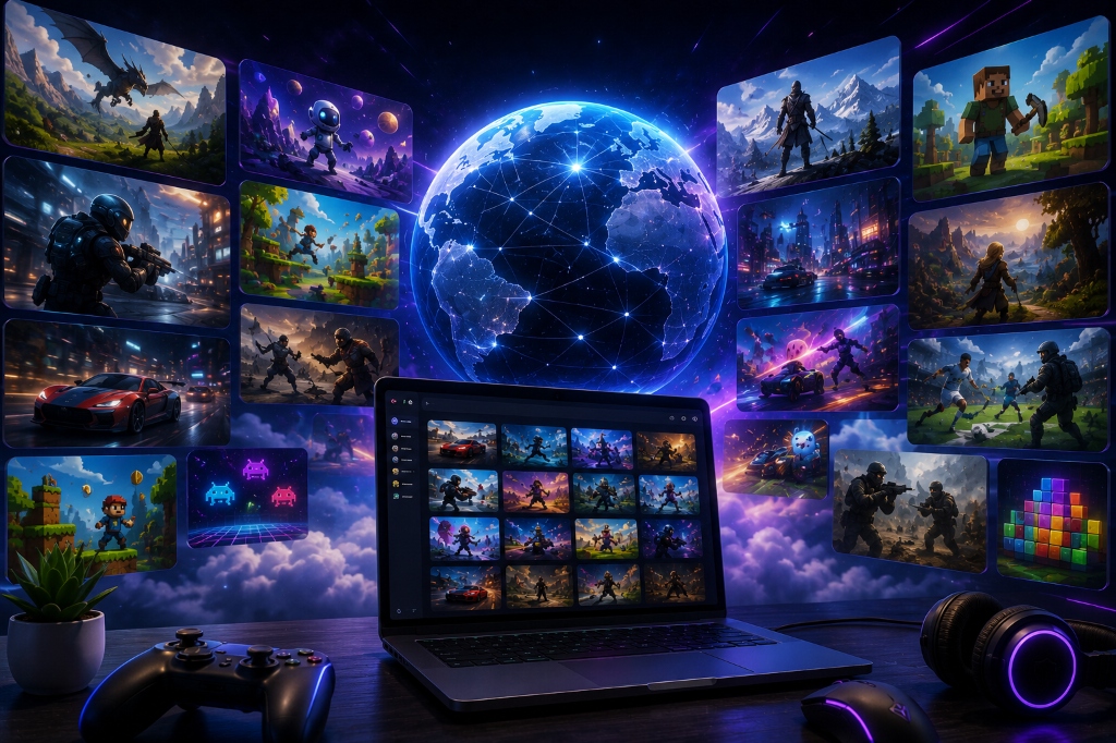 The state of browser gaming in 2026 — illustration