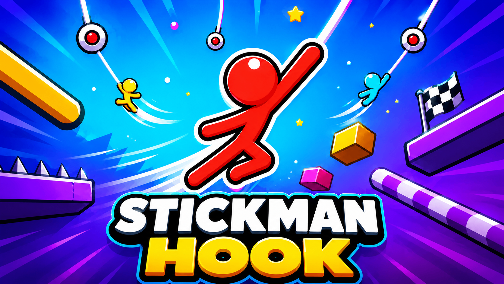 Stickman Hook — free online action game on Glaze Games